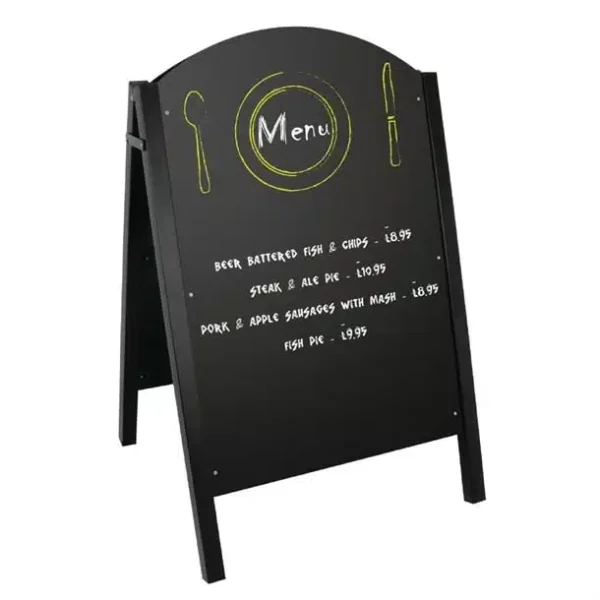Olympia Metal Framed Pavement Board 1040 x 600mm - A Boards & Pavement Signs