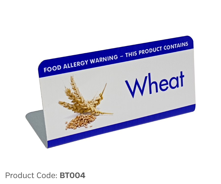Allergy Buffet Tent Wheat Notices