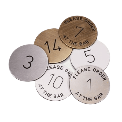 Table Numbers & Table Signs