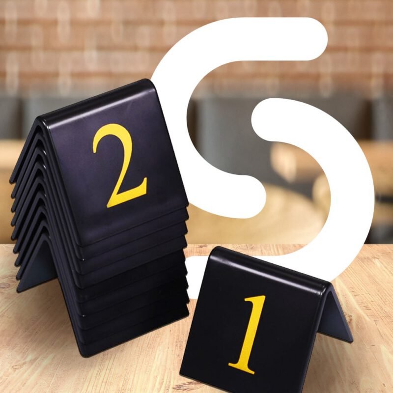 Acrylic Table Numbers - Smart Hospitality Supplies||