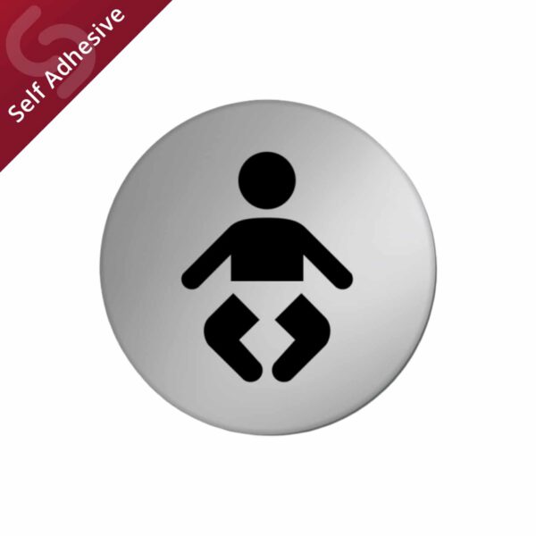 Baby changing Door Sign Disc