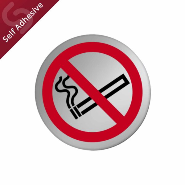 No Smoking Door Sign Disc