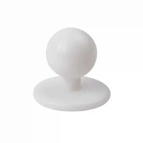 Whites Stud Buttons White