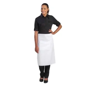 Uniform Works Regular Bistro Apron White
