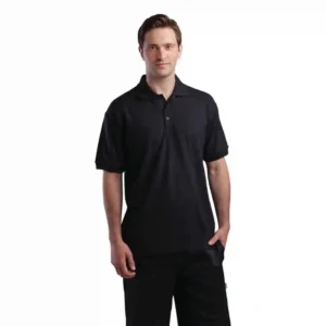 Unisex Polo Shirt Black S