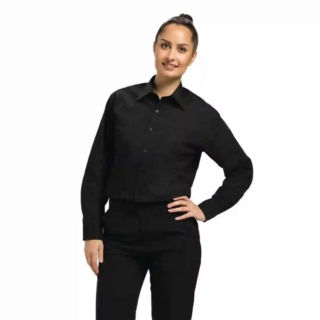 Uniform Works Unisex Long Sleeve Shirt Black Size 3XL