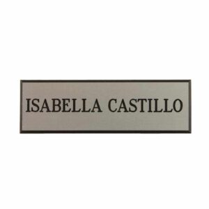 Name Badges Silver