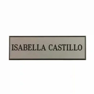 Name Badges Silver