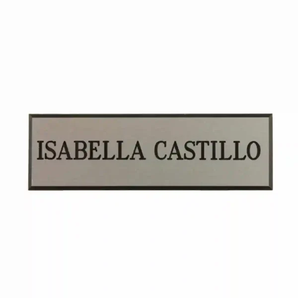 Name Badges Silver