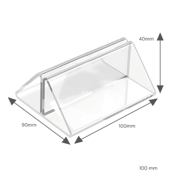 Acrylic-Base-Menu-Holders-100mm-Smart-Hospitality-Supplies