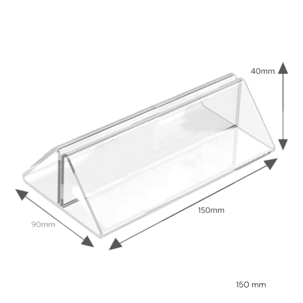 Acrylic-Base-Menu-Holders-150mm-Smart-Hospitality-Supplies
