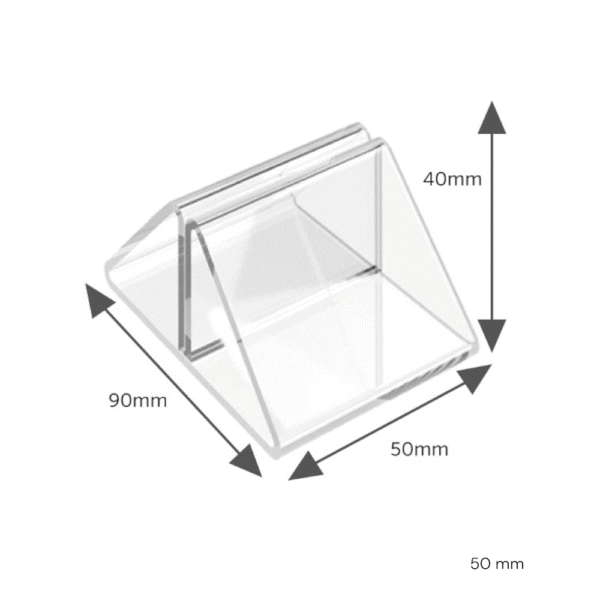 Acrylic-Base-Menu-Holders-50mm-Smart-Hospitality-Supplies