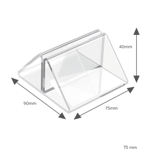 Acrylic-Base-Menu-Holders-75mm-Smart-Hospitality-Supplies