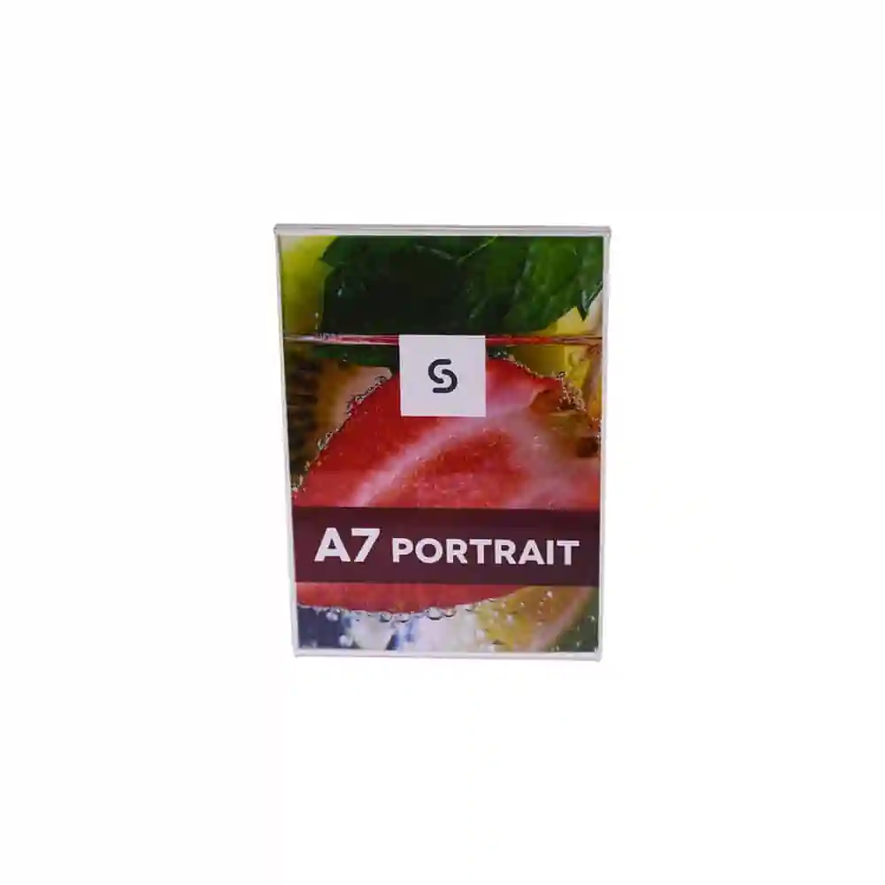 Acrylic Single Side Menu Holders - Portrait