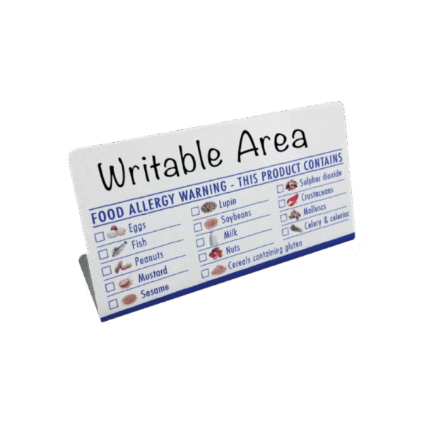 Food Allergy Warning Buffet Notices - Image 2