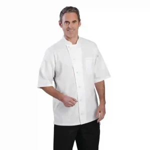 Chef Works Valais Signature Series Unisex Chefs Jacket White M