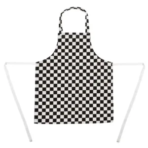 Whites Childrens Bib Apron Big Black and White Check