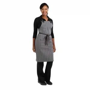 Chef Works Urban Brooklyn Bib Apron Dark Grey