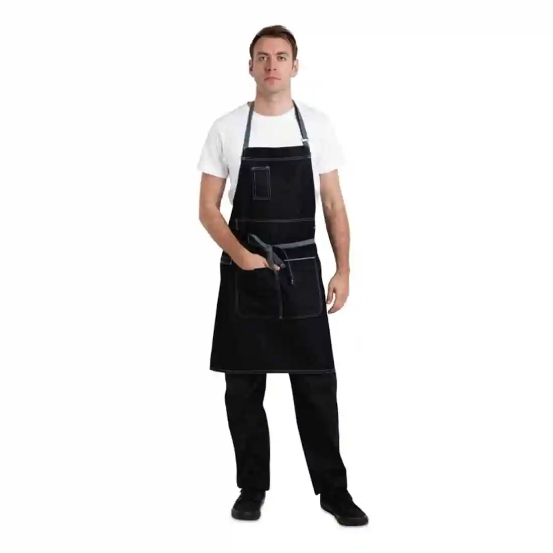 Chef Works Urban Bronx Bib Apron Indigo