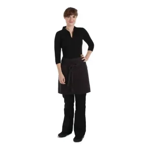 Chef Works Urban Rockford Half Bistro Apron Steel Grey
