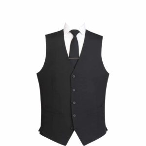 Events Mens Black Waistcoat - Size M