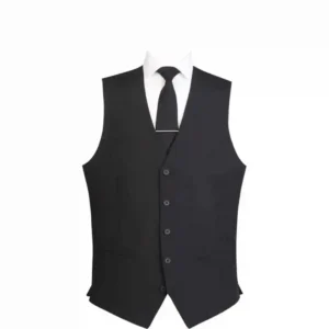 Events Mens Black Waistcoat - Size S