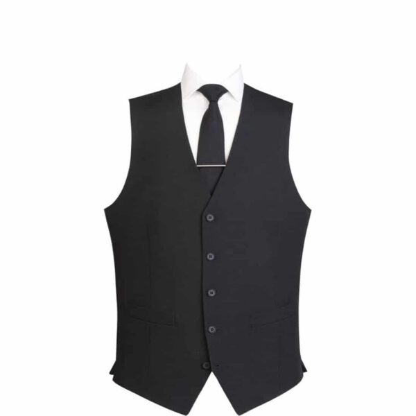 Events Mens Black Waistcoat - Size XL
