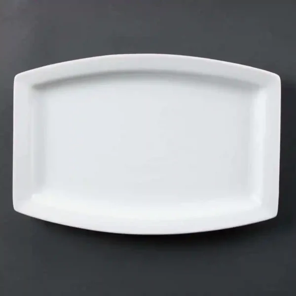 Olympia Whiteware Rectangular Plates 320mm