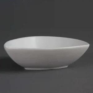 Olympia Whiteware Rounded Triangular Bowls 155mm