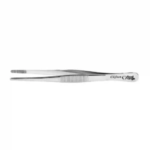 Stainless Steel Round Tip Micro Tweezers 160mm