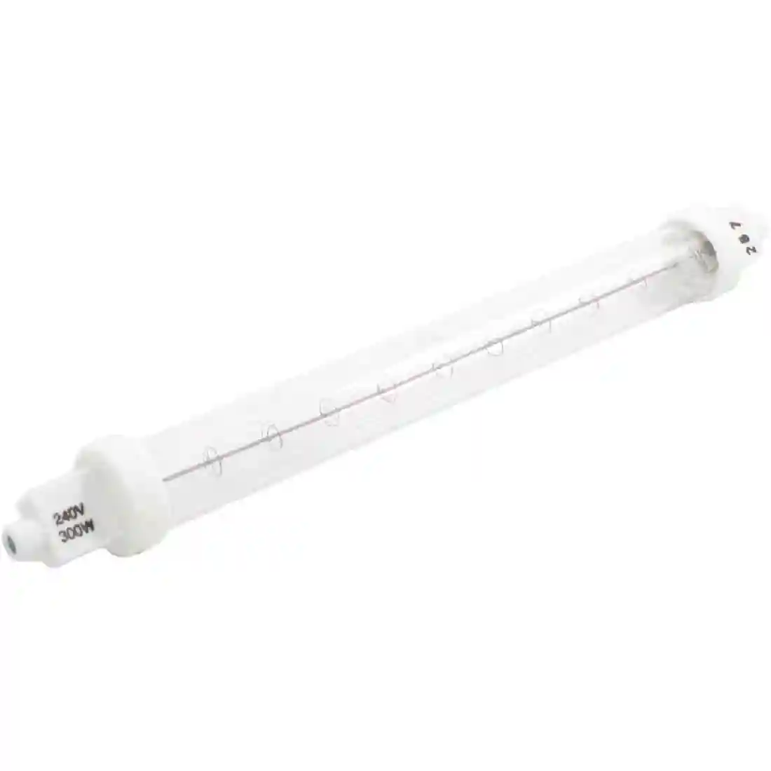 Jacketed Infrared Quartz Heat Bulb 220mm 500W