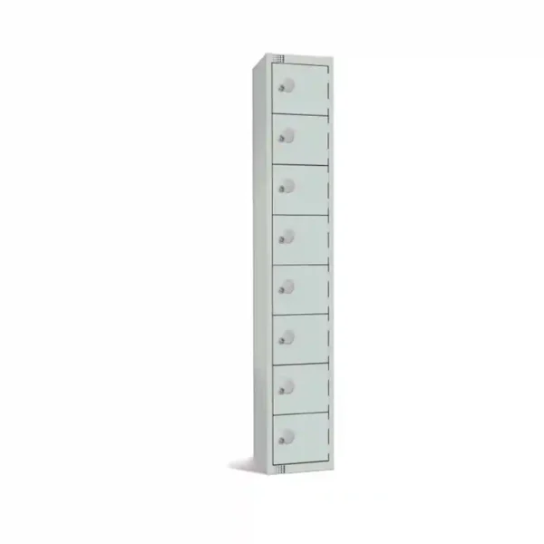 Elite Eight Door Manual Combination Locker Locker Grey