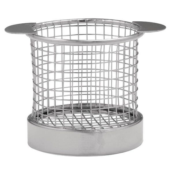 Olympia Chip basket Round with Ears 80mm
