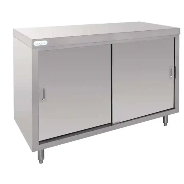 Vogue Stainless Steel Floor Standing Cupboard 1200mm