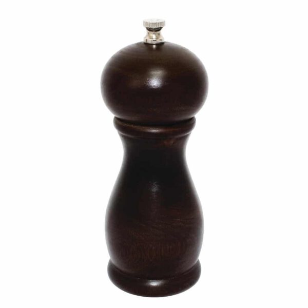 Dark Wood Salt and Pepper Mill 6in