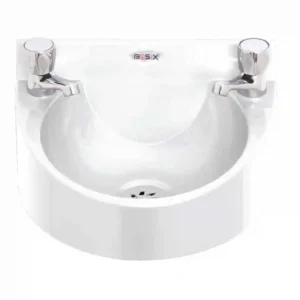 Basix Polycarbonate Wash Hand Basin White