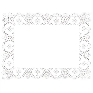 Fiesta Paper Doily Rectangular