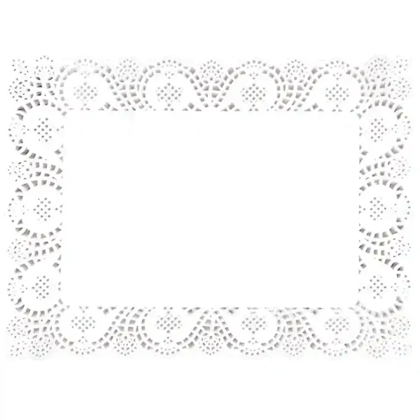 Fiesta Paper Doily Rectangular