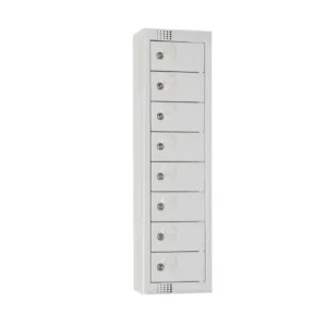 Elite Personal Effects Locker 8 Door Grey Camlock
