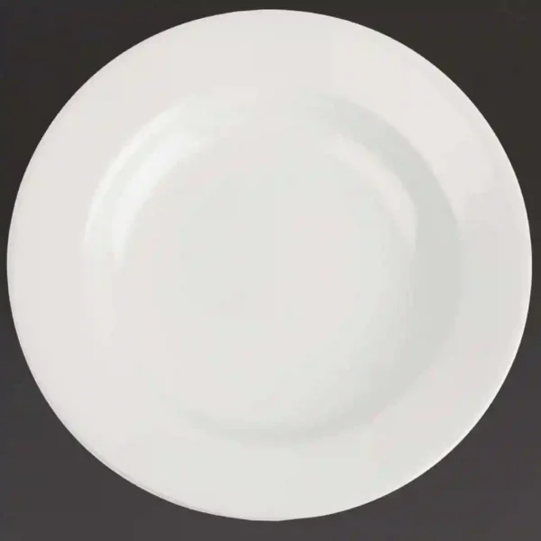 Royal Porcelain Classic White Wide Rim Plates 160mm
