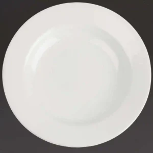 Royal Porcelain Classic White Wide Rim Plates 280mm