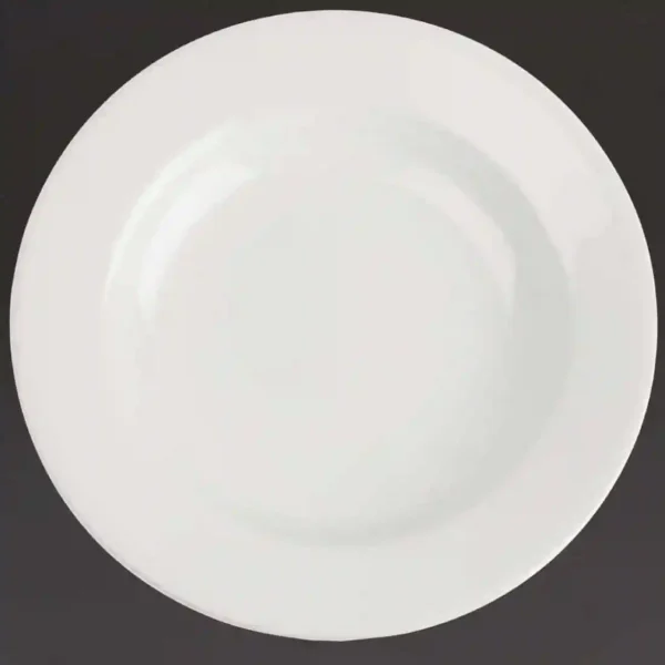 Royal Porcelain Classic White Wide Rim Plates 280mm