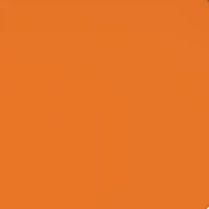 Werzalit Pre-drilled Square Table Top  Orange 600mm