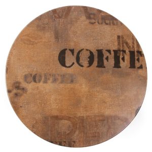 Werzalit Pre-drilled Round Table Top  Coffee Sack 700mm