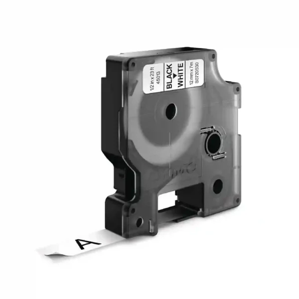 DYMO D1 Tape Refill 12mm Black on White