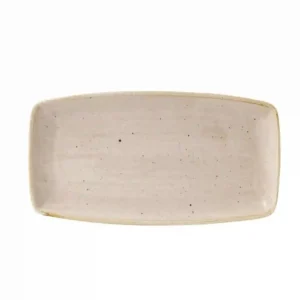 Churchill Stonecast Oblong Plate Nutmeg 350x185mm