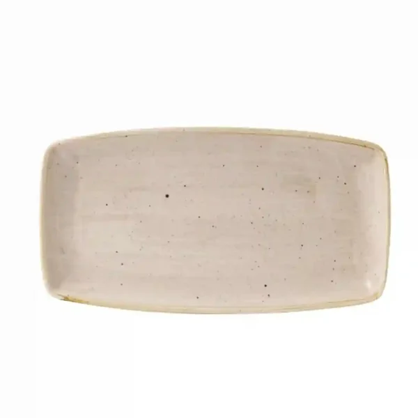 Churchill Stonecast Oblong Plate Nutmeg 350x185mm