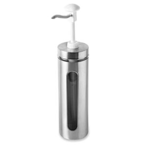 Schneider Stainless Steel Dose Pump Dispenser White 30ml