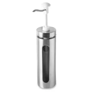 Schneider Stainless Steel Dose Pump Dispenser White 30ml