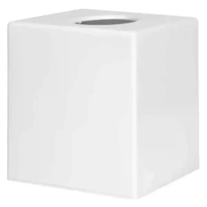 White Cube Tissue Holder